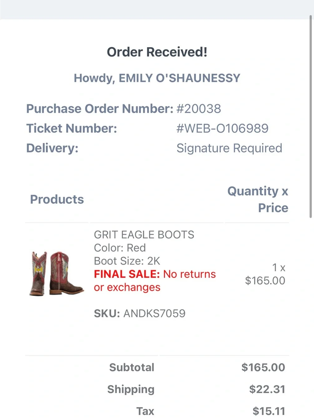 Kemo Sabe Grit Eagle boots